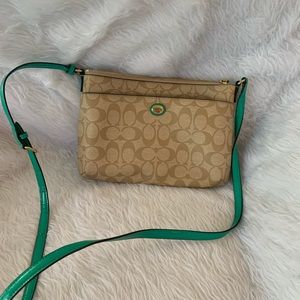 Coach signature purse